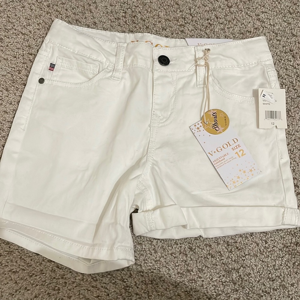 White  shorts